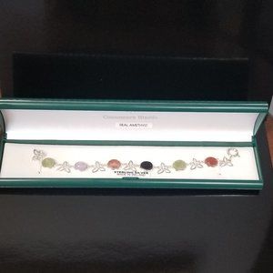 Connemara Marble Colors of Ireland Trinity Bracelet